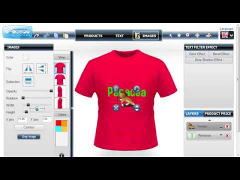 T-shirt design website software